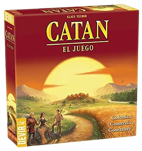 Caja de Catan juego de mesa catañ, catàn, los colonos de catán, carátula, catanjuego, 