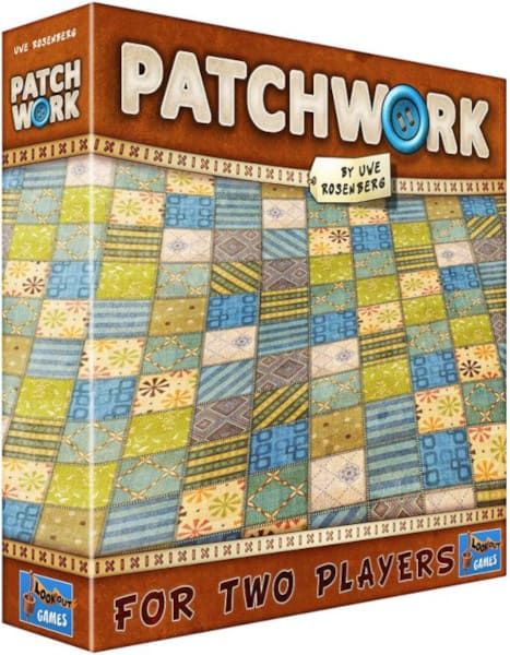 Patchwork caja juego de mesa para dos