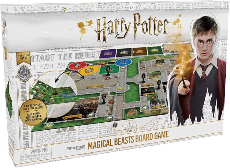 Harry Potter Animales Fantásticos juego de mesa con mapa doble