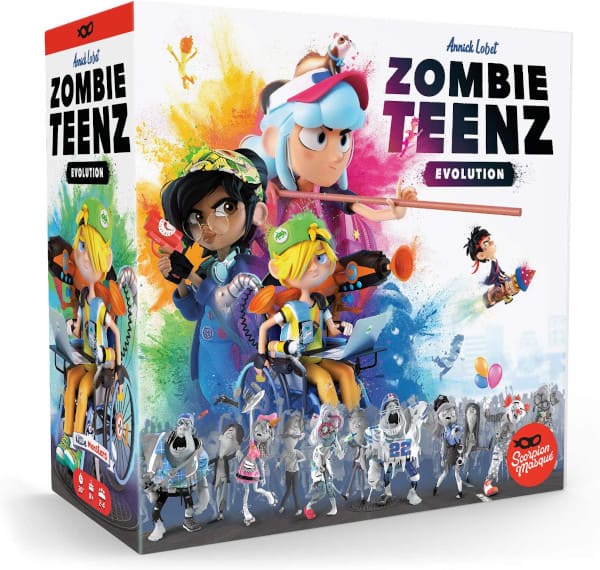 Zombie Teenz Evolution juego de mesa zombies familiar caja caratula