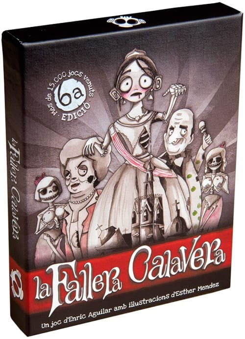 caja de La Fallera Calavera juego de zombies de mesa