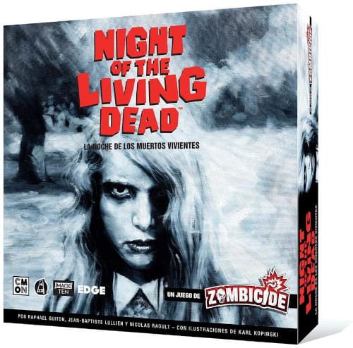 caja de Night of the Living Dead juego de zombies de mesa