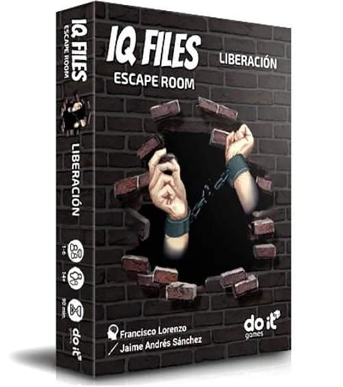 iq files liberacion juego de mesa escape room caja español